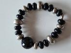 Parelmoeren armband op elastiek, Handtassen en Accessoires, Armbanden, Ophalen of Verzenden, Zo goed als nieuw, Elastiek