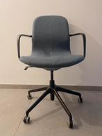 Chaise de bureau Ikea Langfjall, Enlèvement, Comme neuf, Bleu, Chaise de bureau