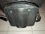 Chesterfield lederen handtas, Handtassen en Accessoires, Ophalen, Zo goed als nieuw, Zwart, Handtas