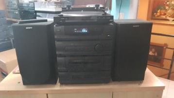 Prachtige stereo set Sony met afstandsbediening koopje  disponible aux enchères