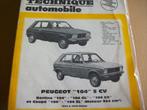 revue technique peugeot 104 954cc de 1972-1979, Livres, Autos | Livres, Peugeot, Utilisé, Enlèvement ou Envoi, RTA