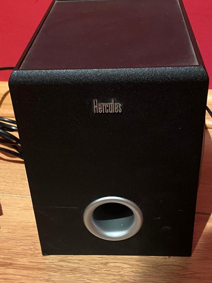 Caisson de basse Hercules XPS 2.1 20, Computers en Software, Pc speakers, Gebruikt, Ophalen