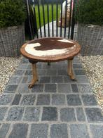 Taxidermie salontafel koe vel poten hert, Antiek en Kunst, Ophalen of Verzenden