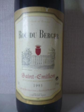 Saint-Emilion Roc du Berger 1993 - 75cl (12%) beschikbaar voor biedingen