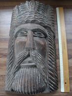 VERZAMELAAR ROEMENIË HOUTEN SCULPTUUR BUREBISTA KING OF DACS, Antiek en Kunst, Ophalen