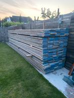 Gebruikt steigerhout, steigerdelen , steigerplanken (3EURO), Doe-het-zelf en Bouw, Hout en Planken, Ophalen, Steigerhout