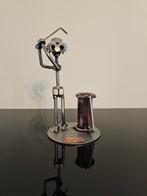 Leuk kerstcadeautje: Metalen beeldje -> Golf, Enlèvement, Neuf, Humain