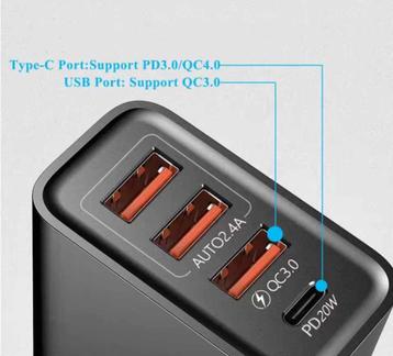 Snelle oplader en kabel beschikbaar voor biedingen