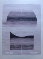 MICHEL SEUPHOR / HEXAGRAMMES YI-KING / ZW-W LITHO / 75x55cm, Antiek en Kunst, Ophalen of Verzenden