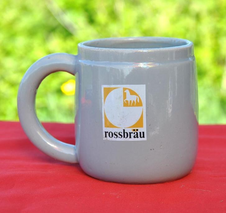 chope en gres rossbrau oberbayern, Collections, Marques de bière, Comme neuf, Chope(s), Autres marques, Enlèvement ou Envoi