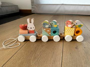 Houten stapeltrein Janod beschikbaar voor biedingen