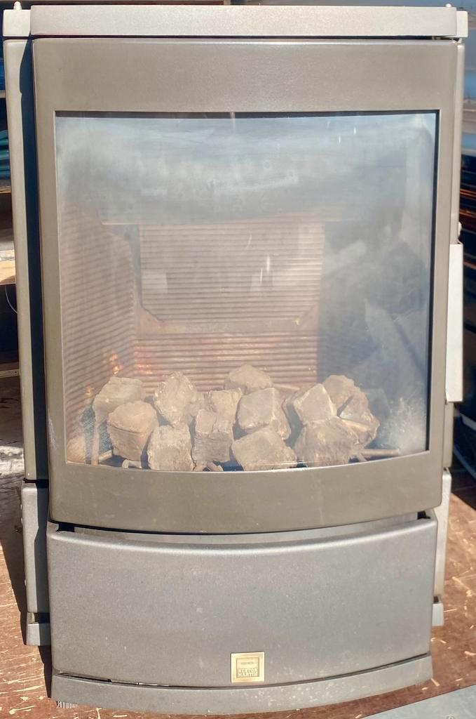 Gietijzeren gaskachel, Huis en Inrichting, Kachels, Gebruikt, Vrijstaand, Gaskachel, Gas, Ophalen