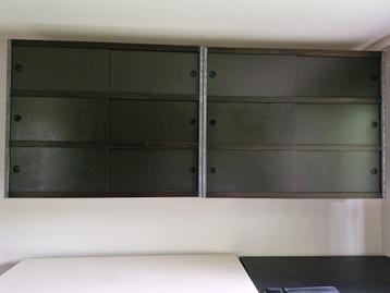 À vendre : 2 armoires Kewlox noires, 25 à 50 cm, Enlèvement, Utilisé, Moins de 150 cm