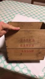 houten kistje - pastes lusso, Verzamelen, Ophalen, Gebruikt