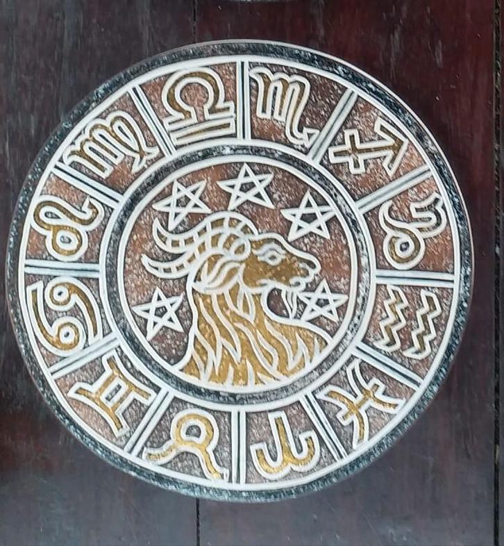 plaque murale signe astrologique zodiaque 30 cm capricorne, Huis en Inrichting, Woonaccessoires | Wanddecoraties, Nieuw, Ophalen of Verzenden