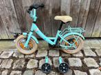 Lichtblauwe kinderfiets te koop, Fietsen en Brommers, Fietsen | Kinderfietsjes, Ophalen, Zo goed als nieuw, Zijwieltjes