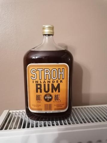 Rhum Stroh 80 % - 1 L, Neuf, Autres régions, Enlèvement ou Envoi, Pleine