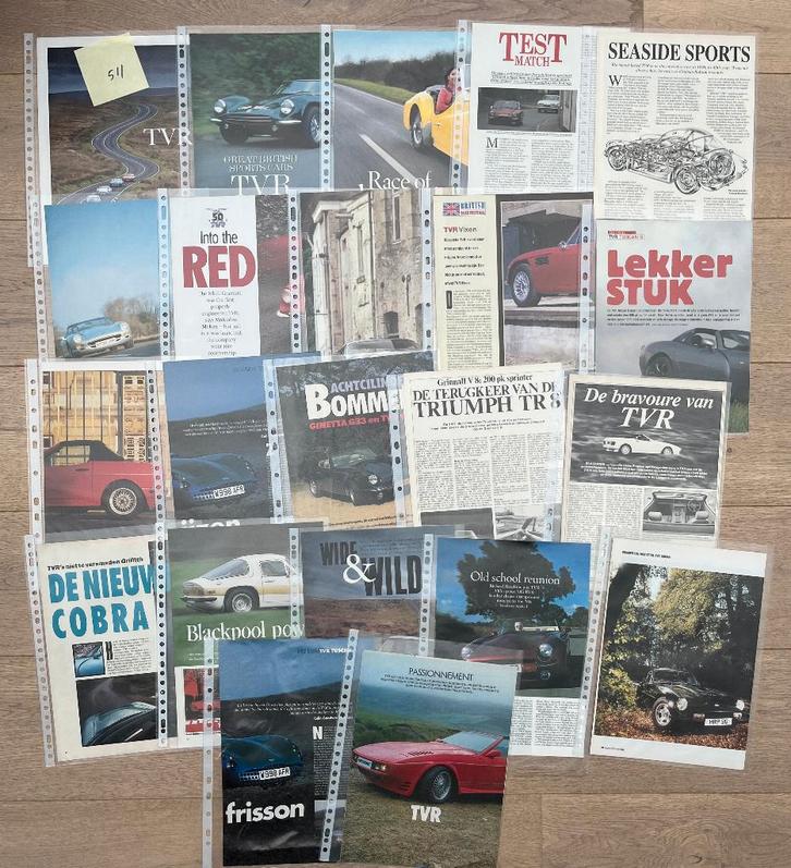 TVR GRIFFITH - ARTIKELS, Boeken, Auto's | Folders en Tijdschriften, Ophalen of Verzenden