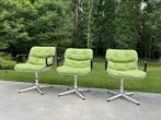 Charles Pollock Knoll fauteuil, Huis en Inrichting, Ophalen, Gebruikt, Groen, Bureaustoel