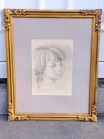 dessin enfant signe louis buisseret, Antiquités & Art, Enlèvement ou Envoi