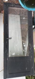 Alu deur 90*215, Doe-het-zelf en Bouw, Deuren en Vliegenramen, Ophalen, Gebruikt, 80 tot 100 cm, Buitendeur