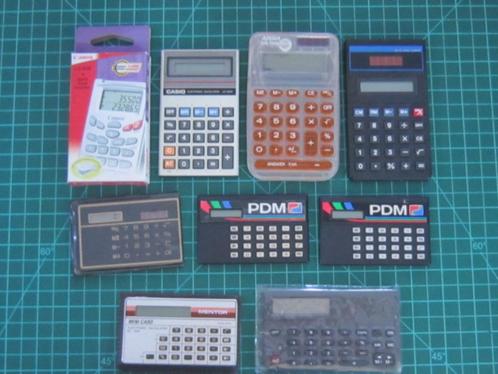 Calculatrices de poche : lot de 9 unités ; toutes fonctionne, Diversen, Rekenmachines, Gebruikt, Ophalen of Verzenden