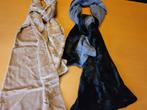 2x sjaal veloure, Kleding | Dames, Ophalen of Verzenden, Zo goed als nieuw, Sjaal