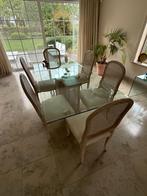 eetkamer, Ophalen, Gebruikt, Cérusé eikhouten eetkamer, 6 tot 8 stoelen