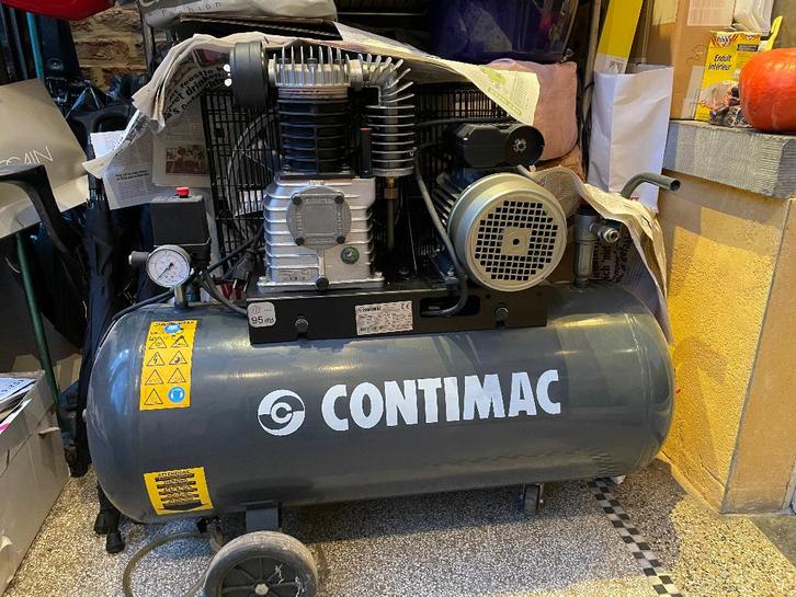 Compressor Contimac Professional, Doe-het-zelf en Bouw, Compressors, Zo goed als nieuw, Mobiel, Ophalen