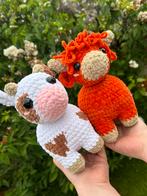 Handgemaakte koe/highland cow, Laine ou Fils, Crochet, Enlèvement ou Envoi, Neuf