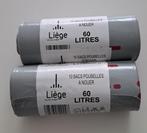 2 rouleaux de sacs de poubelle ville de Liège,60 litres., Enlèvement, Neuf