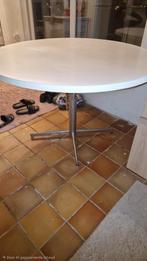 Witte ronde tafel 1.20 cm, Huis en Inrichting, Tafels | Eettafels, Ophalen