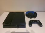 Playstation 4 met Headset + 17 spellen, Games en Spelcomputers, Spelcomputers | Sony PlayStation 4, Ophalen, Gebruikt, Met 1 controller