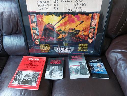 bastogne ardennes bataille cinema ww2 usa guerre affiche, Livres, Guerre & Militaire, Enlèvement