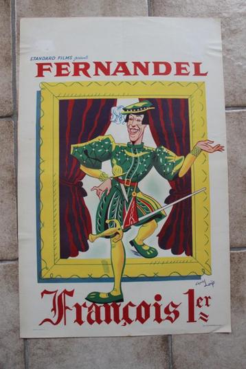 filmaffiche Fernandel François premier filmposter beschikbaar voor biedingen