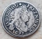 4 Sols 1692 A (Parijs) Lodewijk XIIII / Goede conditie, Ophalen of Verzenden, Frankrijk, Losse munt, Zilver