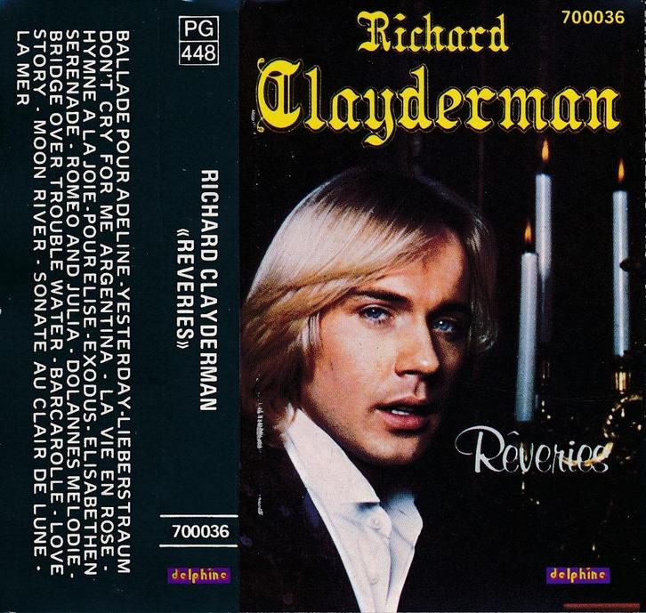 Music cassette : Reveries - Richard Clayderman, Cd's en Dvd's, Cassettebandjes, Zo goed als nieuw, Origineel, Pop, 1 bandje, Ophalen of Verzenden
