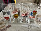Set van 4 vintage cola glazen, Ophalen of Verzenden