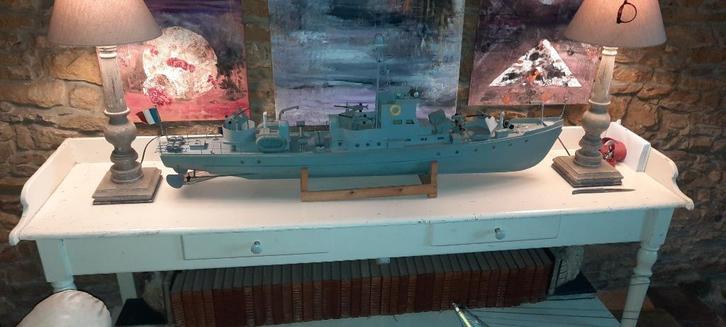 Grote, statische onderzeebootjager voor oorlogsschepen, Hobby en Vrije tijd, Modelbouw | Boten en Schepen, Zo goed als nieuw, Ophalen of Verzenden