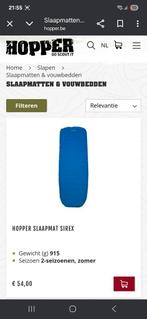 Slaapmatje Hopper (scoutswinkel), Ophalen, Zo goed als nieuw