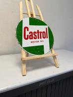 Castrol oud reclamebord, Verzamelen, Ophalen of Verzenden, Gebruikt, Reclamebord