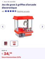 Jeu de grue à griffes d'arcade, Hobby & Loisirs créatifs, Articles de fête | Location, Enlèvement, Comme neuf