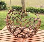 Vuurkorf hoefijzer bal decoratie diameter 80 cm, Ophalen of Verzenden, Zo goed als nieuw, Vuurkorf