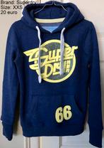 Blauwe hoodie/pull Superdry XS/XXS, Nieuw, Ophalen of Verzenden, Maat 34 (XS) of kleiner, Superdry