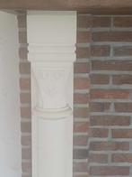 2 schouwzuilen in Franse witsteen, Huis en Inrichting, Ophalen, Zo goed als nieuw