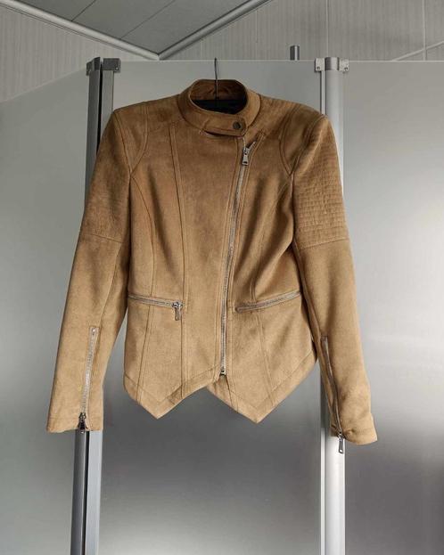 Jas - Beige - Bruin - Coolcat - Small - Dames - €60, Kleding | Dames, Jassen | Zomer, Zo goed als nieuw, Maat 36 (S), Beige, Ophalen