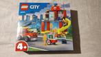Lego City 60375 – Brandweerkazerne en -wagen, Ophalen of Verzenden, Nieuw, Complete set, Lego