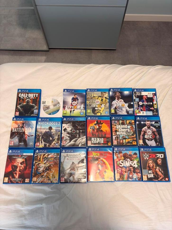 Playstation 4 Games, Games en Spelcomputers, Games | Sony PlayStation 4, Zo goed als nieuw, Overige genres, Ophalen