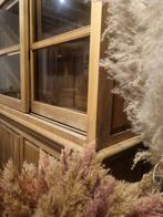 Eiken buffetkast/vitrinekast GRATIS LEVERING, Huis en Inrichting, Ophalen of Verzenden, Zo goed als nieuw