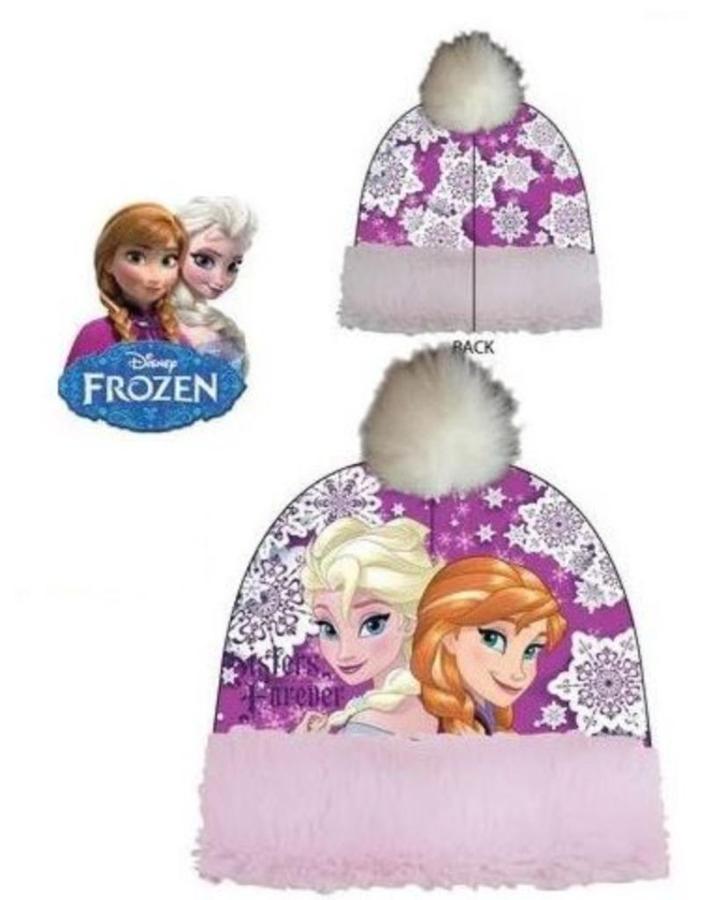 Disney Frozen Pompon Muts - Roze - AANBIEDING, Kinderen en Baby's, Kinderkleding | Mutsen, Sjaals en Handschoenen, Nieuw, Muts